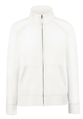 Damen Sweatjacke Lady-Fit Zip Sweat 62-002-0 XL White