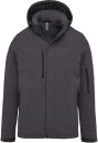Herrenparka Softshell wattiert mit Kapuzt / Kariban K650
