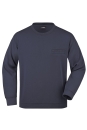 Mens Round Sweat Pocket / James & Nicholson JN924