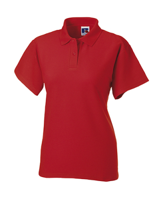 Damen Poloshirt / Russell Europe 539F M Classic Red