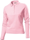 Damen Poloshirt LA / Gr.S, Navy / Hanes G139 L Light Pink