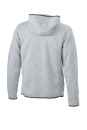Mens Knitted Fleece Hoody / James Nicholson JN589
