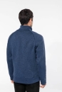 Herren Melange Strickfleece Jacke / Kariban K9106
