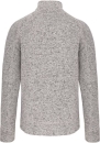 Herren Melange Strickfleece Jacke / Kariban K9106