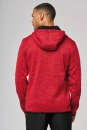 Herren Melange Kapuzen Strickfleece Jacke / Proact PA365