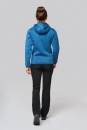 Damen Melange Kapuzen Strickfleece Jacke / Proact PA366