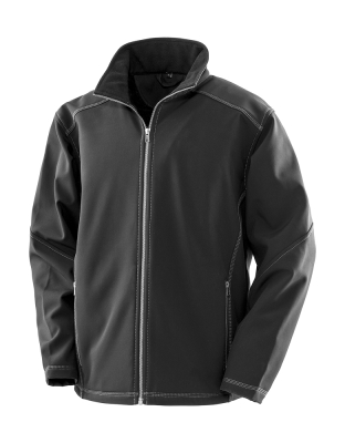 Mens Treble Stitch Softshel Workwear / Result R455M