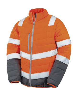 Herren Soft Padded Safety Jacket / Result R325M