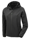 Womens Recycled 3-Layer Hooded Softshell / Result R911F