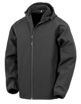 Mens Recycled 3-Layer Hooded Softshell / Result R911M