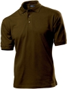 Herren Top Polo Shirt / Hanes G135 M Brown