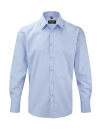 Herren Hemd LA bis Gr.4XL / Mens LS Herringbone Shirt / Russell R-962M-0