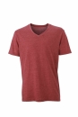 Herren Melange T-Shirt bis Gr.3XL / James Nicholson JN974