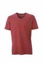 Herren Melange T-Shirt / James Nicholson JN974