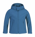 Kinder Kaupzen Softshelljacke / Kids Hooded Softshell...