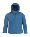 Kinder Kaupzen Softshelljacke / Kids Hooded Softshell B&C JK969