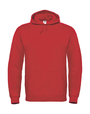 Herren Sweatshirt - Kaputzenshirt / B&C ID.003 / WU121 3XL Red