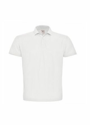 Herren Polo Shirt B&C ID.001 / XL White