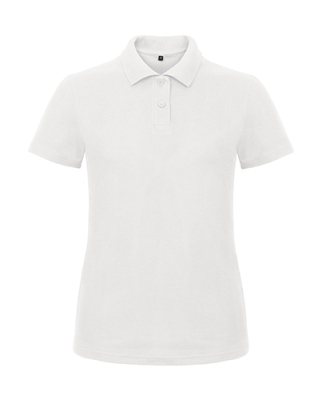 Damen Polo Shirt B&C PWI11 S White
