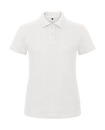 Damen Polo Shirt B&C PWI11 L White