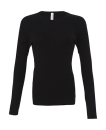 Damen Langarm Shirt / Bella 5001 S Black