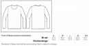 Damen Langarm Shirt / Bella 5001 S White