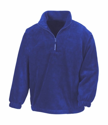 1/4 Zip Fleece Pullover unisex bis Gr.2XL / Result R033X