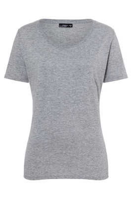 Ladies Basic-T / James & Nicholson JN901 S-Grey Heather