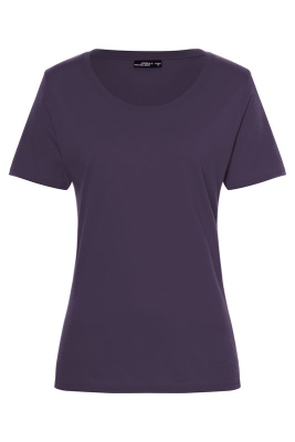 Ladies Basic-T / James & Nicholson JN901 M-Aubergine