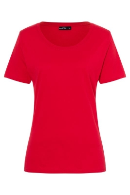 Ladies Basic-T / James & Nicholson JN901 L-Red