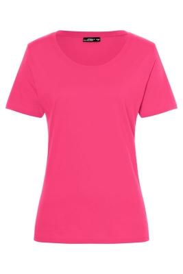 Ladies Basic-T / James & Nicholson JN901 2XL-Pink