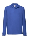 Kinder Poloshirt Langarm bis Gr.164 / Fruit of the Loom 63-201-0