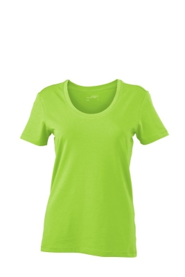 Ladies Stretch Round-T / James Nicholson JN926 M-Lime Green