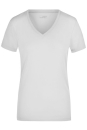 Ladies Stretch V-T / James Nicholson JN928 L-White