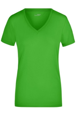 Ladies Stretch V-T / James Nicholson JN928 2XL-Lime Green