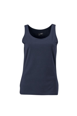 Ladies Elastic Top / James & Nicholson JN970 S-Navy