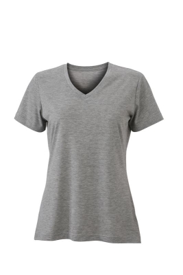 Ladies Heather T-Shirt / James Nicholson JN973 XL-Grey Heather