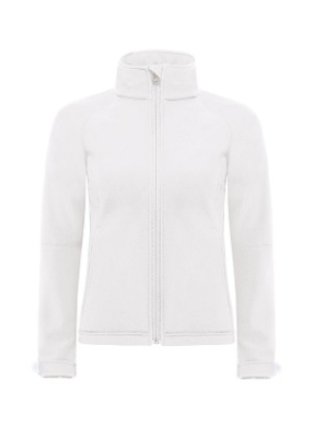 Hooded Softshell/women / B&C JW937 XS-White