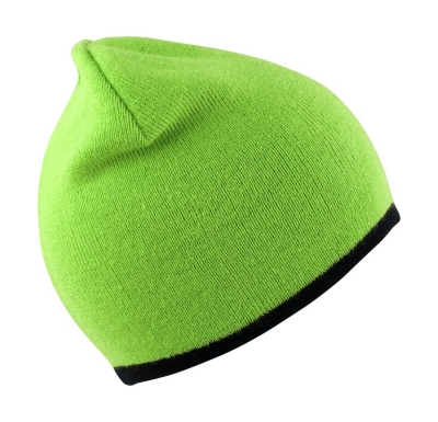 Kontrast-Strickmütze, Strickmützen - Result Caps RC046X