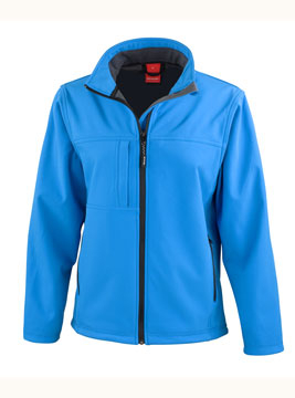 Ladies Classic Softshell Jacket / Result R121F L (14)-Azure