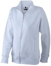 Sweatjacke Damen / James & Nicholson JN052 L-White
