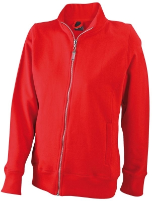 Sweatjacke Damen / James & Nicholson JN052 XL-Red