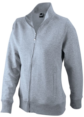 Sweatjacke Damen / James & Nicholson JN052 2XL-Grey Heather