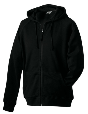 Kapuzenjacke klassisch / James & Nicholson JN059 M-Black