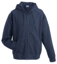 Kapuzenjacke klassisch / James & Nicholson JN059 M-Navy