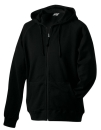 Kapuzenjacke klassisch / James & Nicholson JN059 L-Black
