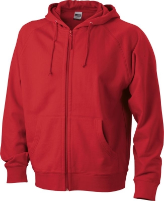 Kapuzenjacke klassisch / James & Nicholson JN059 XL-Red