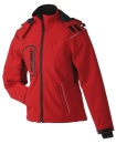 Ladies Winter Softshell Jacket / James & Nicholson JN1001 S-Red