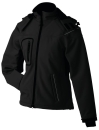 Ladies Winter Softshell Jacket / James & Nicholson JN1001 XL-Black