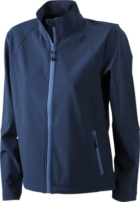 Ladies Softshell Jacket / James & Nicholson JN1021 S-Navy